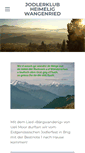 Mobile Screenshot of jodlerwangenried.ch