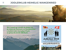 Tablet Screenshot of jodlerwangenried.ch